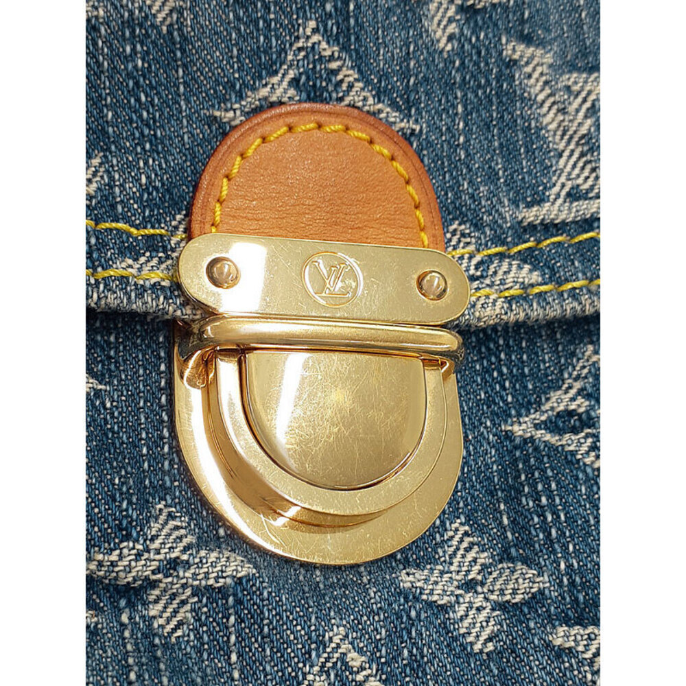 Louis Vuitton Monogram Denim Pleaty Semi Shoulder Bag - Picture 6 of 8